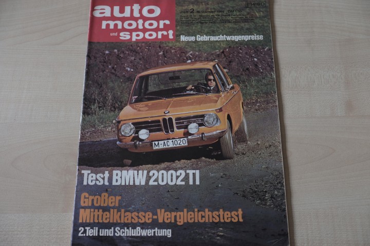 Deckblatt Auto Motor und Sport (02/1969)